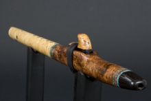 Honduran Rosewood Burl Native American Flute, Minor, High C-5, #E10D